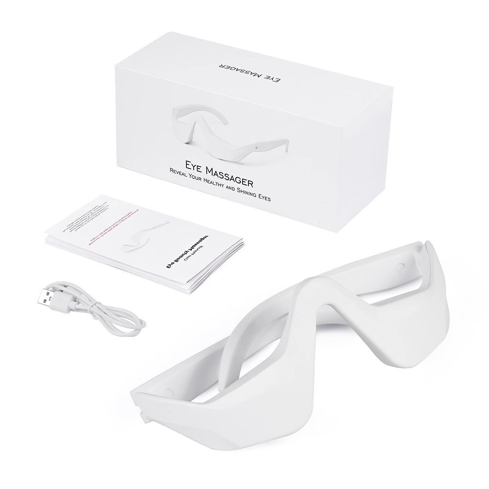 Wireless Eye Massager with Red Light & Heat Therapy