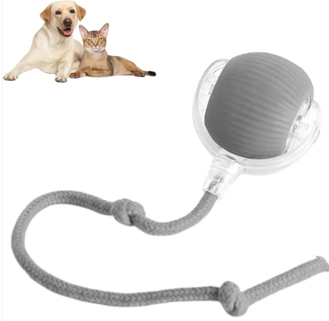 Smart Automatic Rolling Pet Ball – Interactive Cat & Dog Toy with Sensor
