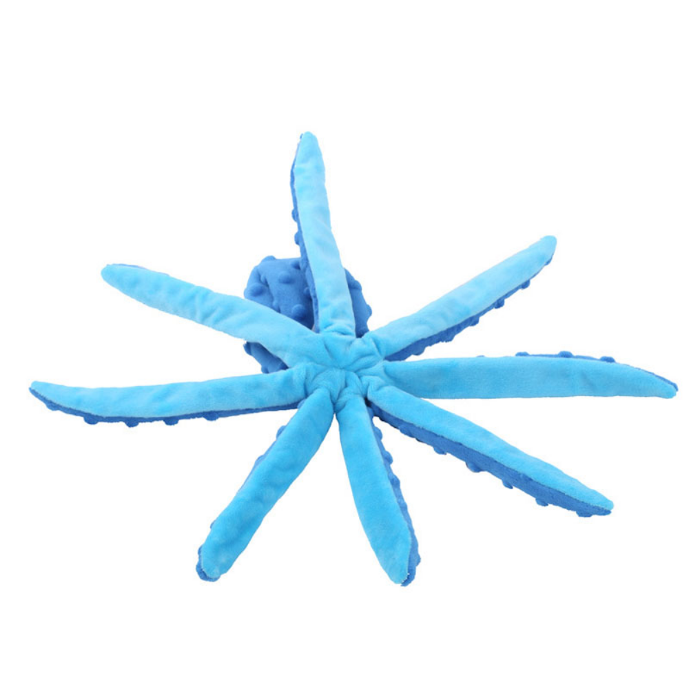 Plush Octopus Dog Toy – Squeaky, Bite-Resistant & Available in 4 Colors