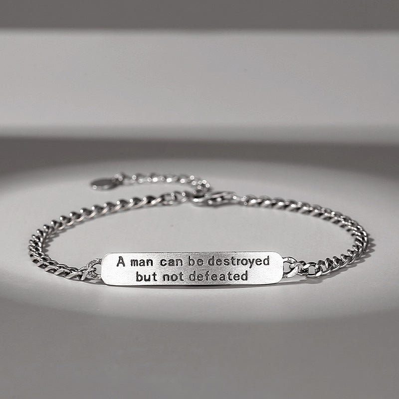 Vintage Thai Silver Bracelet for Men's Fashion