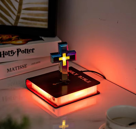 Magnetic Levitating Starry Sky Ornament – Floating LED Night Light Decor